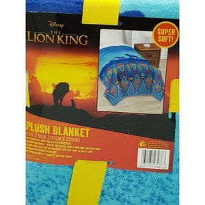 The Lion King Plush Blanket 62in X 90in Disney